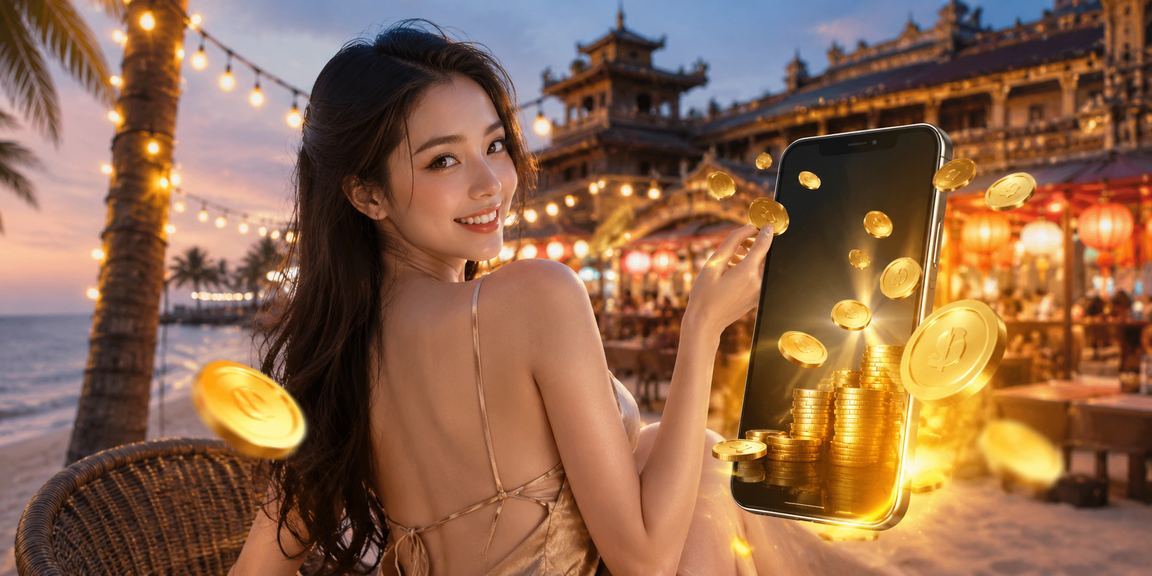 Người dùng tại chợ đêm Huế đăng ký xổ số s18 và nhận thưởng